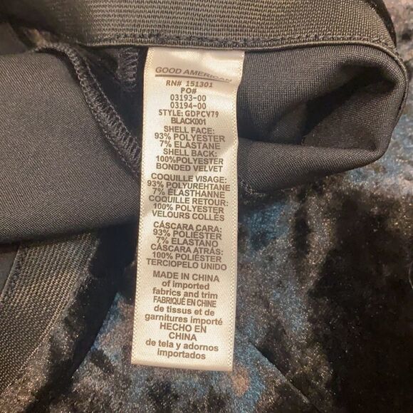 Good American Velvet Pants Women’s Size 4X or Size 7 - Picture 9 of 16